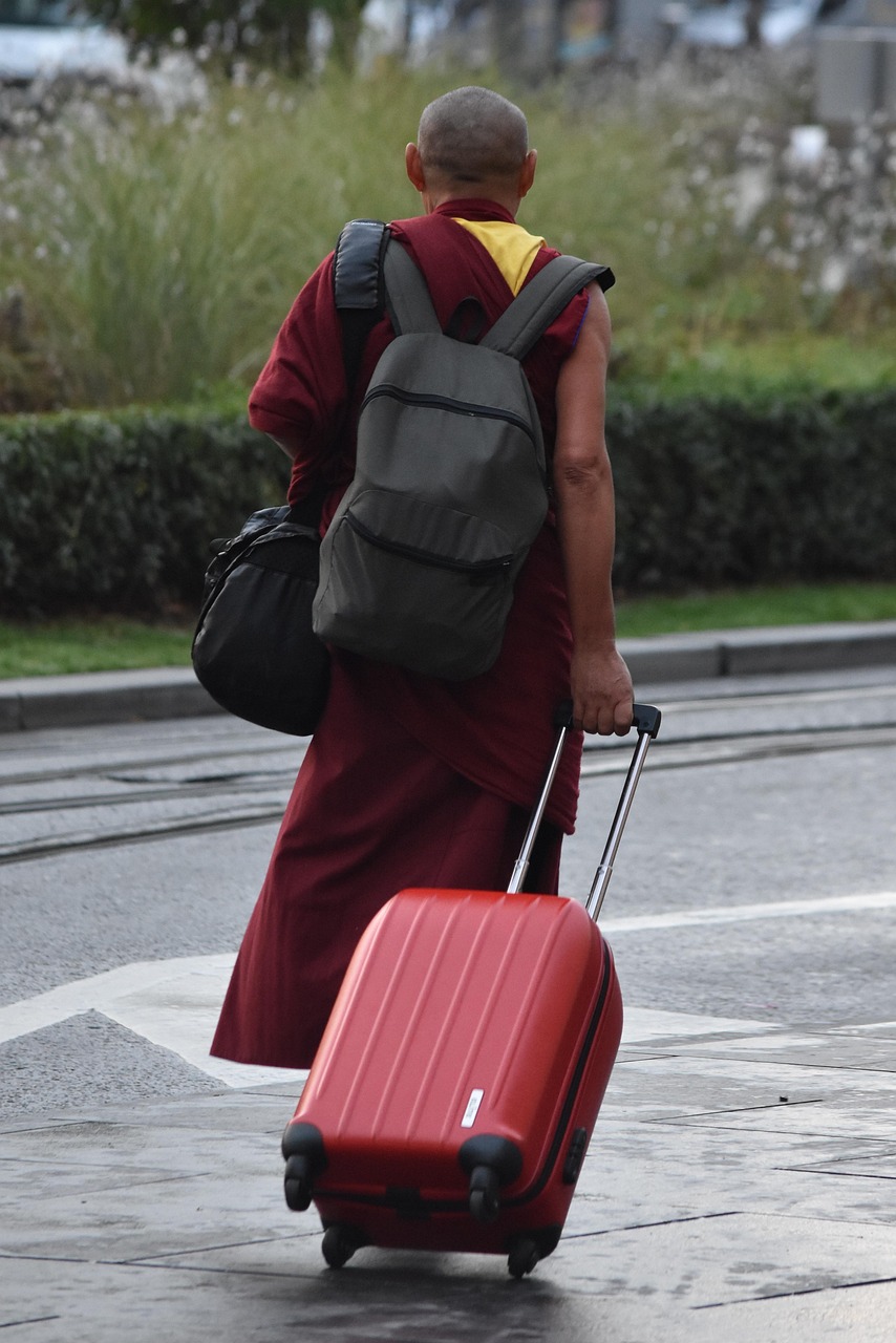 monk, travel, trip, suitcase, holiday, travel suitcase, faith, buddhism, dalai lama, monk, monk, suitcase, suitcase, suitcase, suitcase, dalai lama, dalai lama, dalai lama, dalai lama, dalai lama